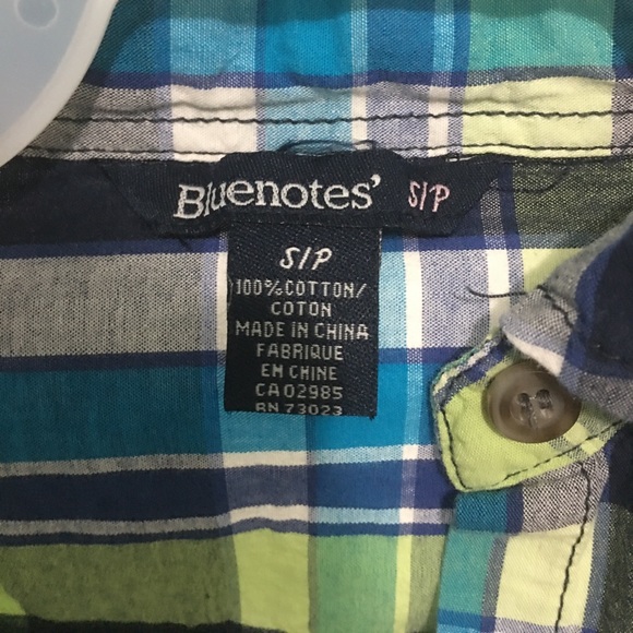 vintage bluenotes button up shirt/flannel - Picture 3 of 3